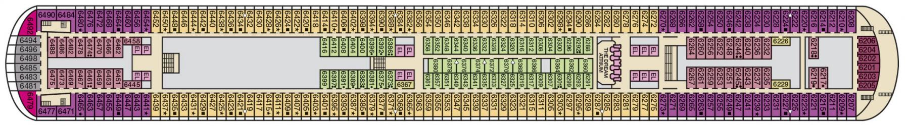 Cubierta 6 Carnival Dream