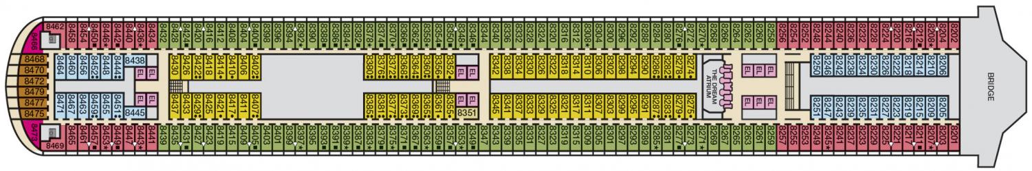 Cubierta 8 Carnival Dream