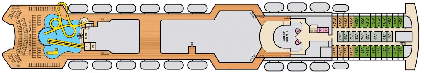 Cubierta 11 Carnival Elation