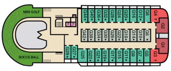Cubierta 14 Carnival Elation