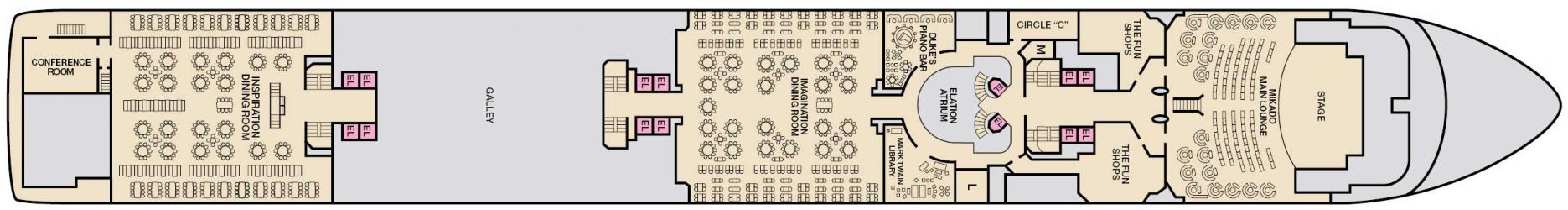 Cubierta 8 Carnival Elation