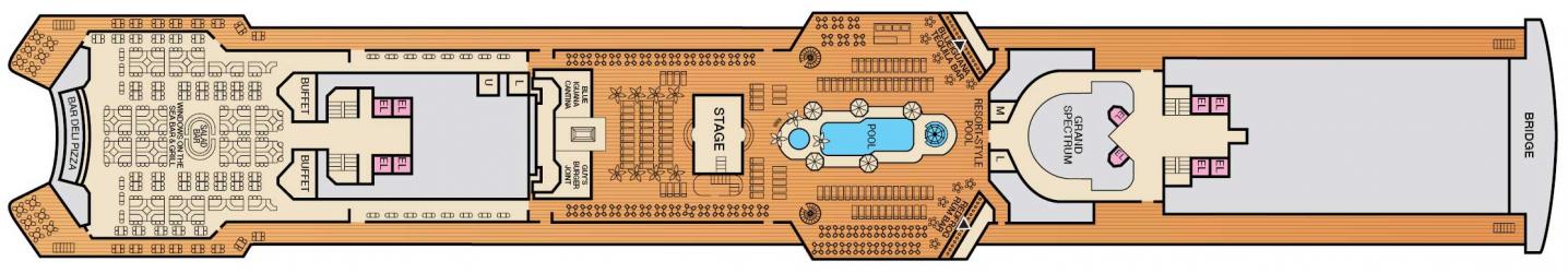 Cubierta 10 Carnival Fantasy