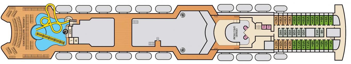 Cubierta 11 Carnival Fantasy
