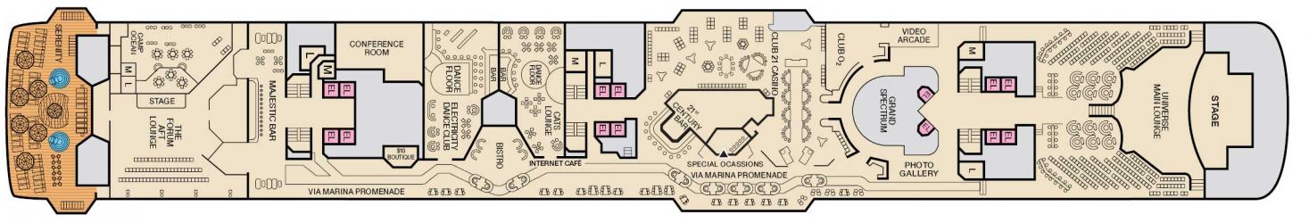 Cubierta 9 Carnival Fantasy