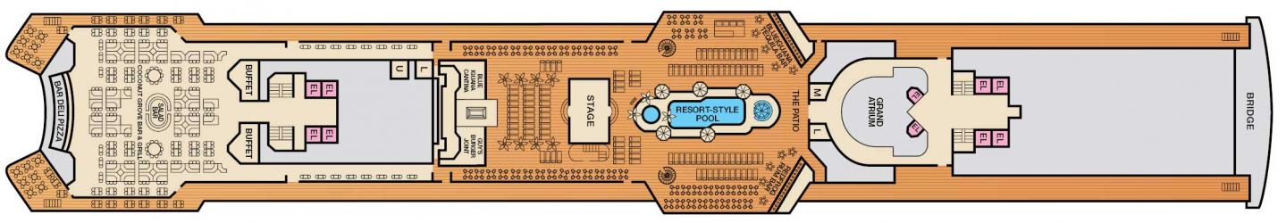 Cubierta 10 Carnival Fascination
