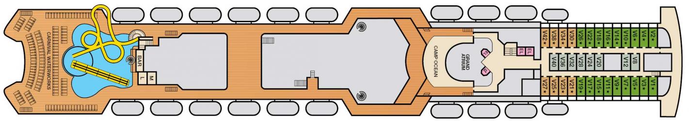 Cubierta 11 Carnival Fascination