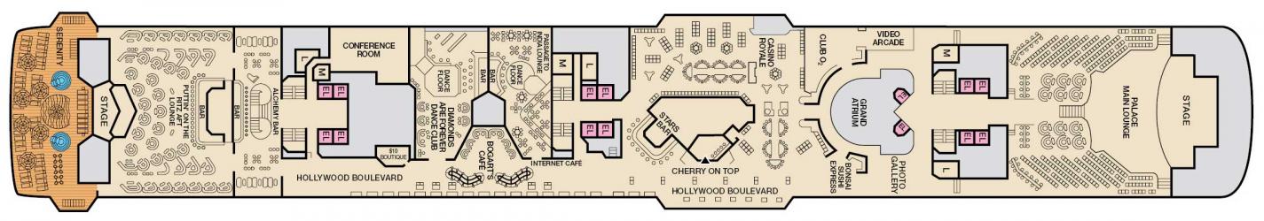 Cubierta 9 Carnival Fascination