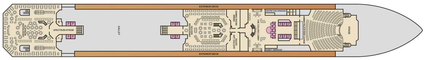 Cubierta 3 Carnival Glory