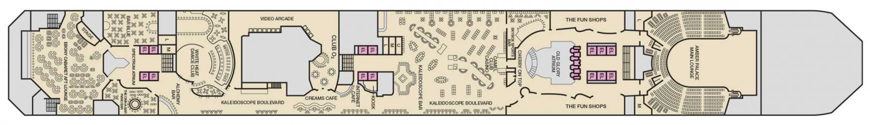 Cubierta 5 Carnival Glory
