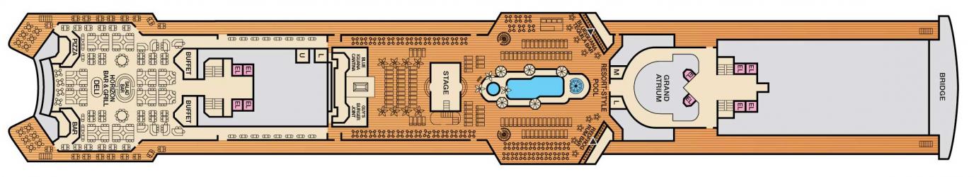 Cubierta 10 Carnival Imagination