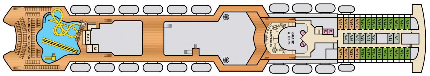 Cubierta 11 Carnival Imagination