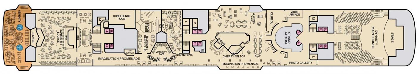 Cubierta 9 Carnival Imagination