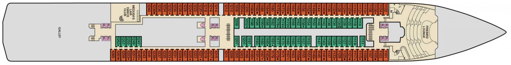 Cubierta 1 Carnival Legend