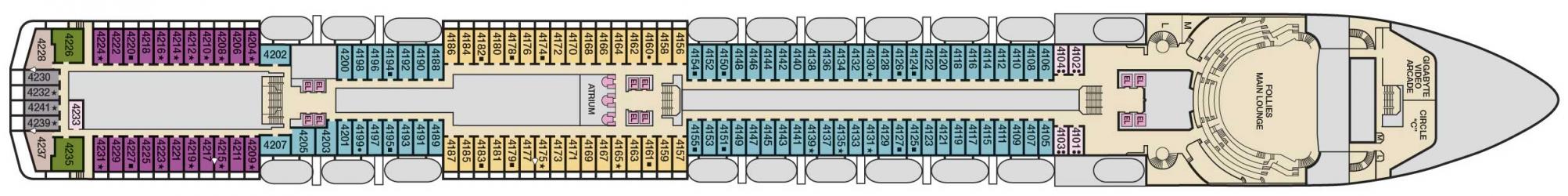 Cubierta 4 Carnival Legend