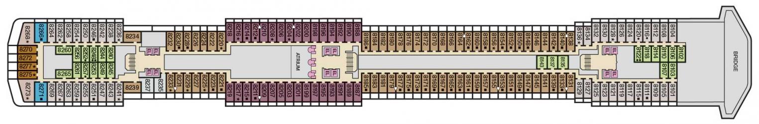 Cubierta 8 Carnival Legend