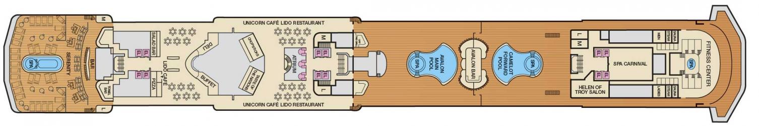 Cubierta 9 Carnival Legend
