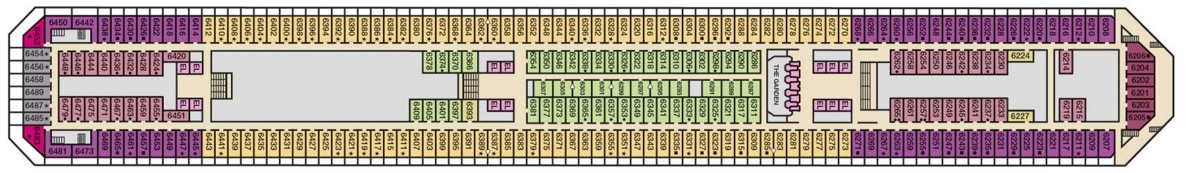 Cubierta 6 Carnival Liberty