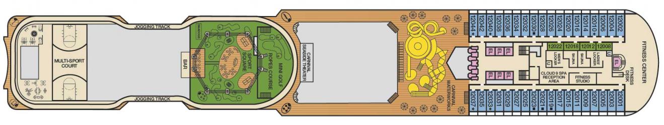 Cubierta 12 Carnival Magic