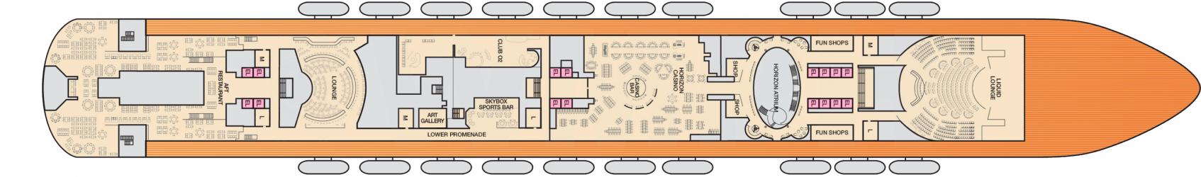 Cubierta 4 Carnival Panorama