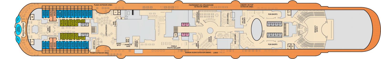 Cubierta 5 Carnival Panorama