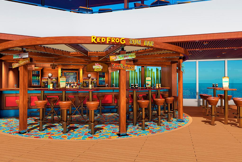 Bar Red Frog Rum Carnival Panorama