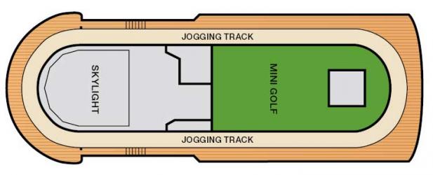Cubierta 14 Carnival Paradise