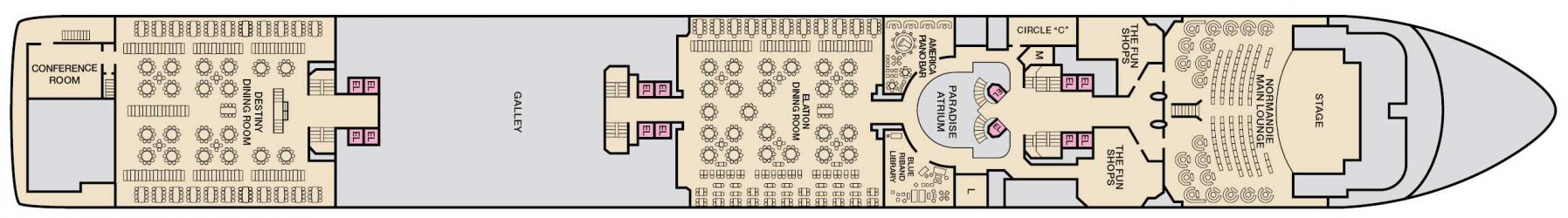 Cubierta 8 Carnival Paradise