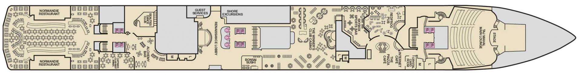 Cubierta 2 Carnival Pride