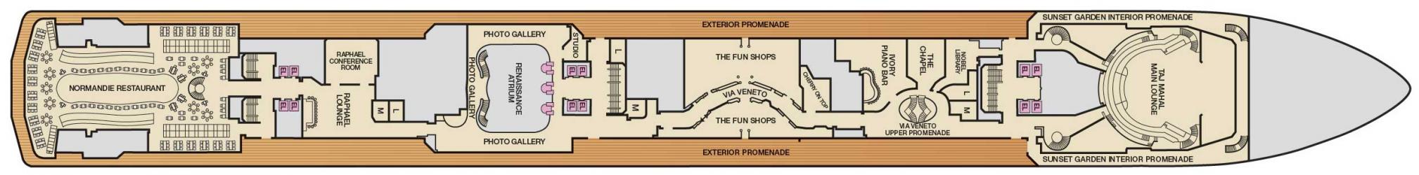 Cubierta 3 Carnival Pride