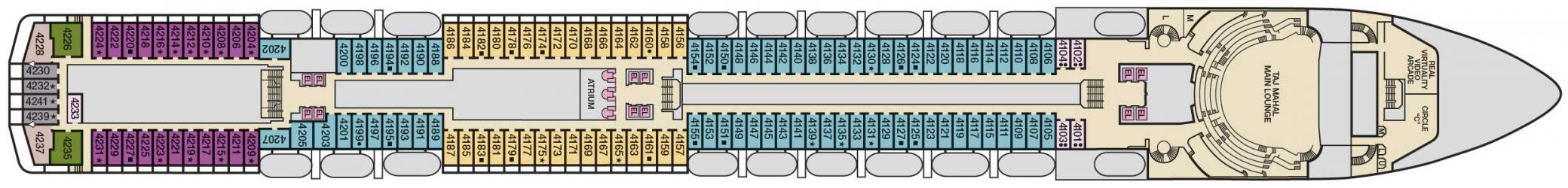 Cubierta 4 Carnival Pride