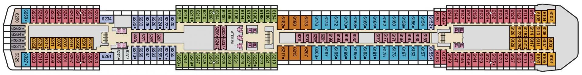 Cubierta 6 Carnival Pride