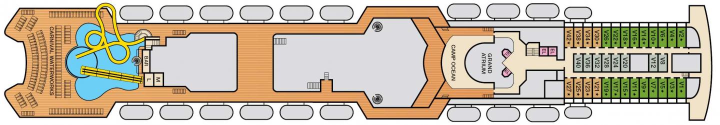 Cubierta 11 Carnival Sensation