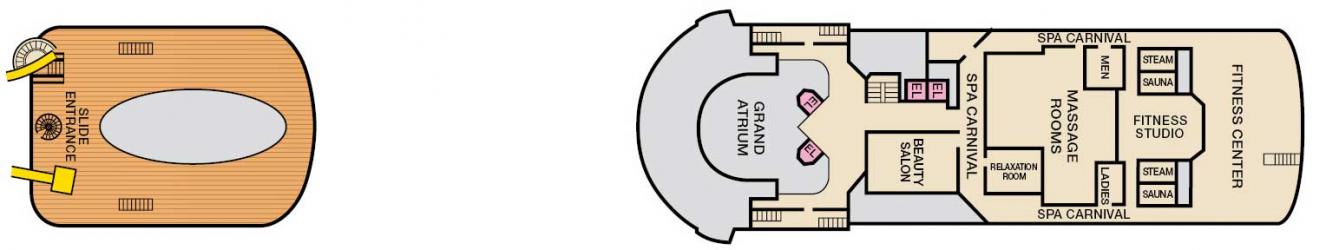 Cubierta 12 Carnival Sensation