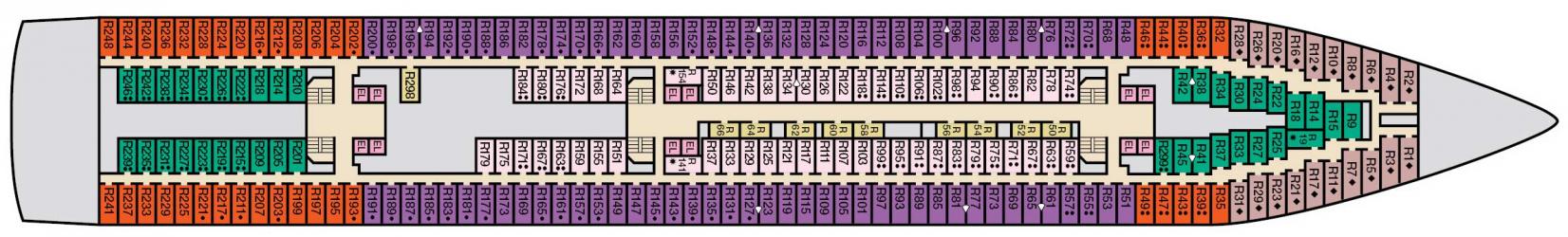 Cubierta 4 Carnival Sensation