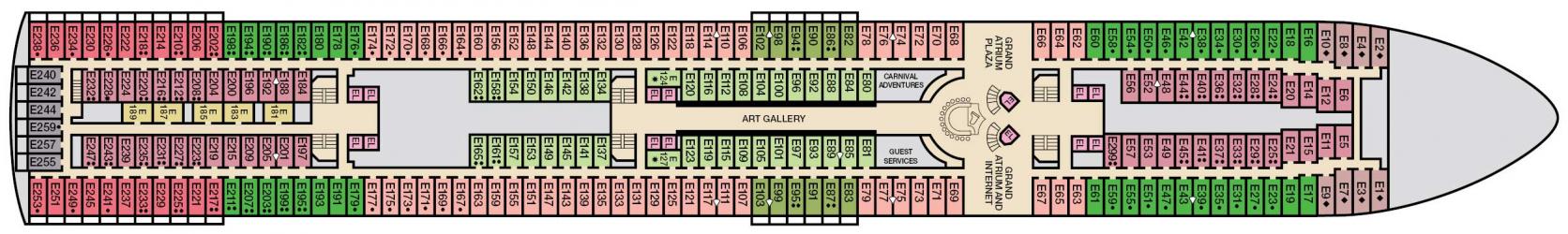 Cubierta 7 Carnival Sensation