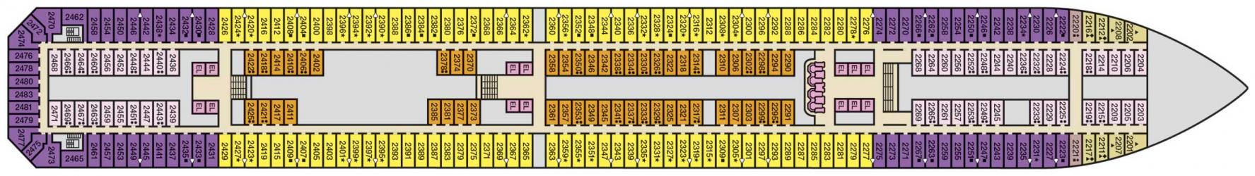 Cubierta 2 Carnival Splendor