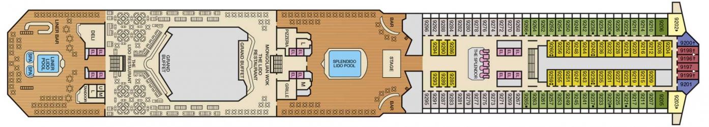 Cubierta 9 Carnival Splendor