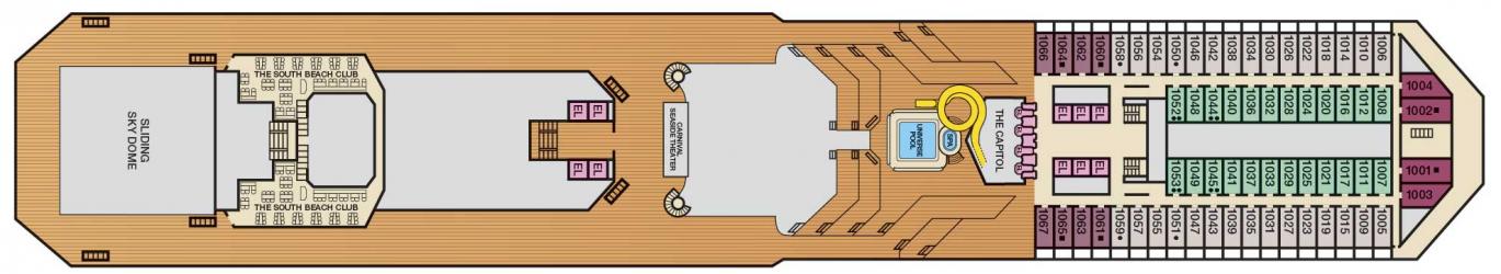 Cubierta 10 Carnival Triumph