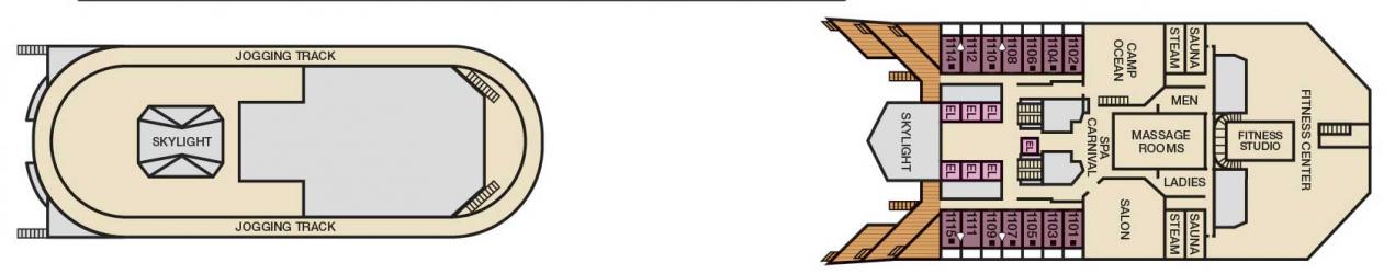 Cubierta 11 Carnival Triumph