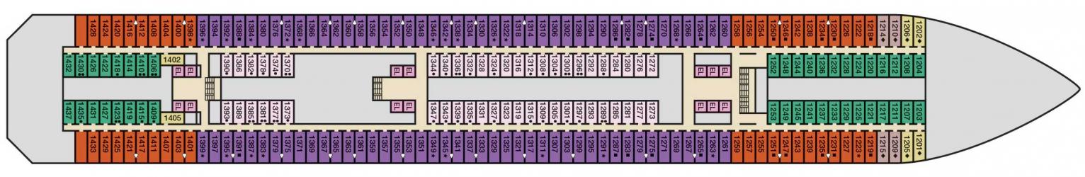 Cubierta 1 Carnival Triumph