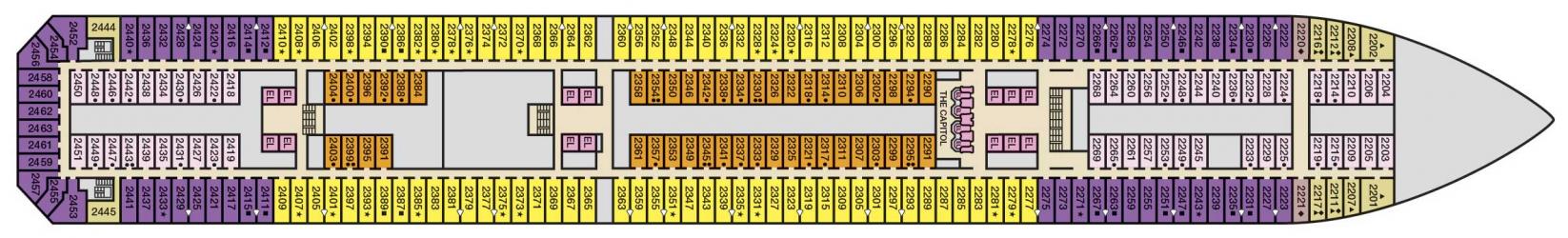 Cubierta 2 Carnival Triumph