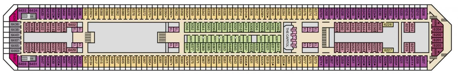 Cubierta 6 Carnival Triumph