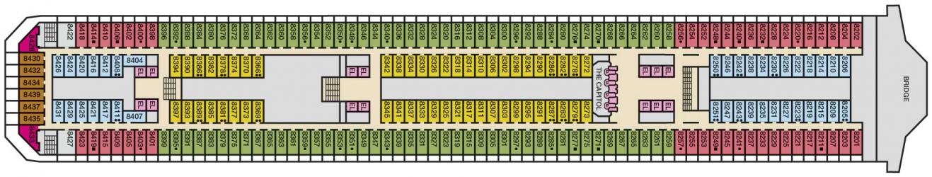 Cubierta 8 Carnival Triumph