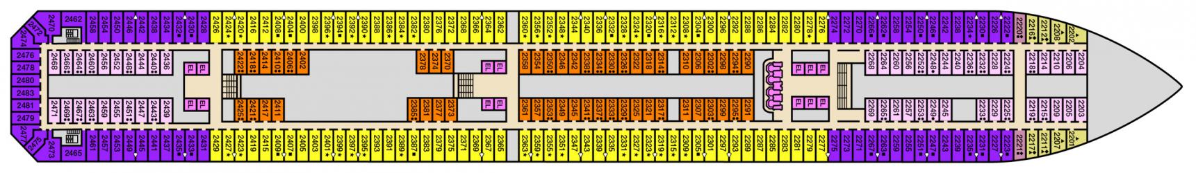 Cubierta 2 Carnival Valor