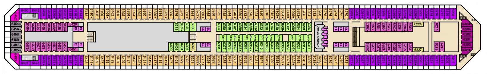 Cubierta 6 Carnival Valor