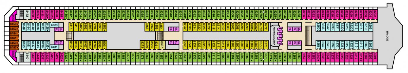 Cubierta 8 Carnival Valor