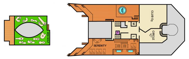 Cubierta 12 Carnival Victory