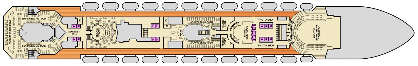 Cubierta 4 Carnival Victory