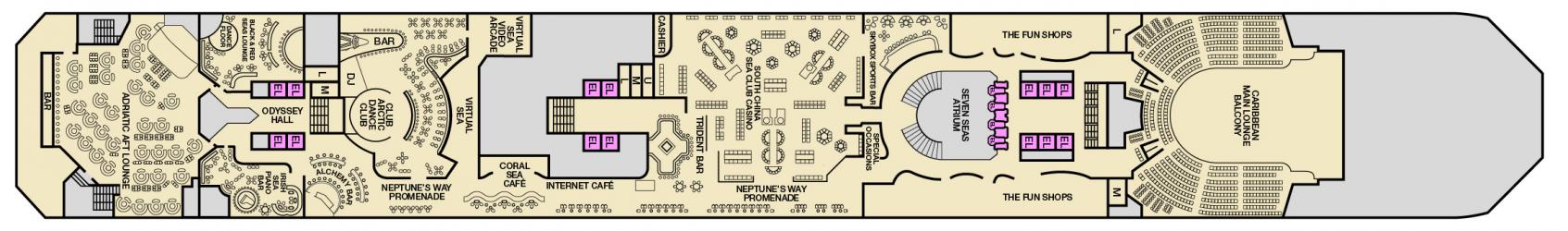 Cubierta 5 Carnival Victory