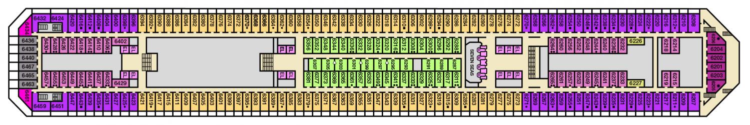 Cubierta 6 Carnival Victory